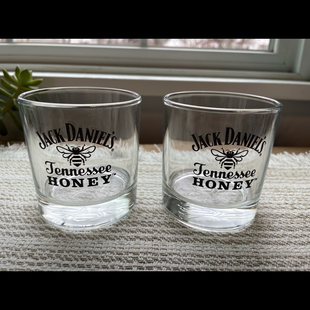 Jack Daniels Tennessee honey glasses